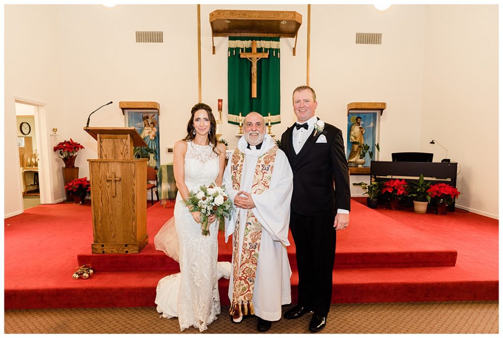 Couple with Priest